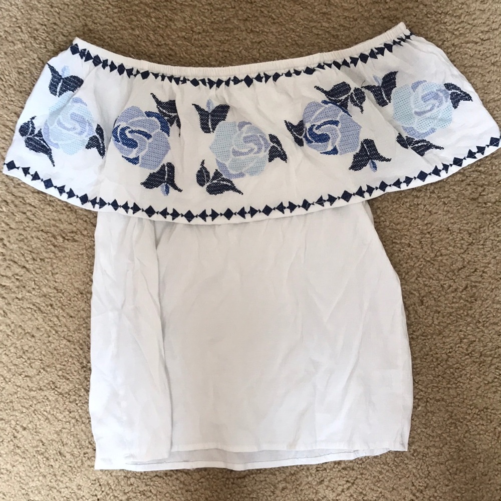 Off the shoulder blouse